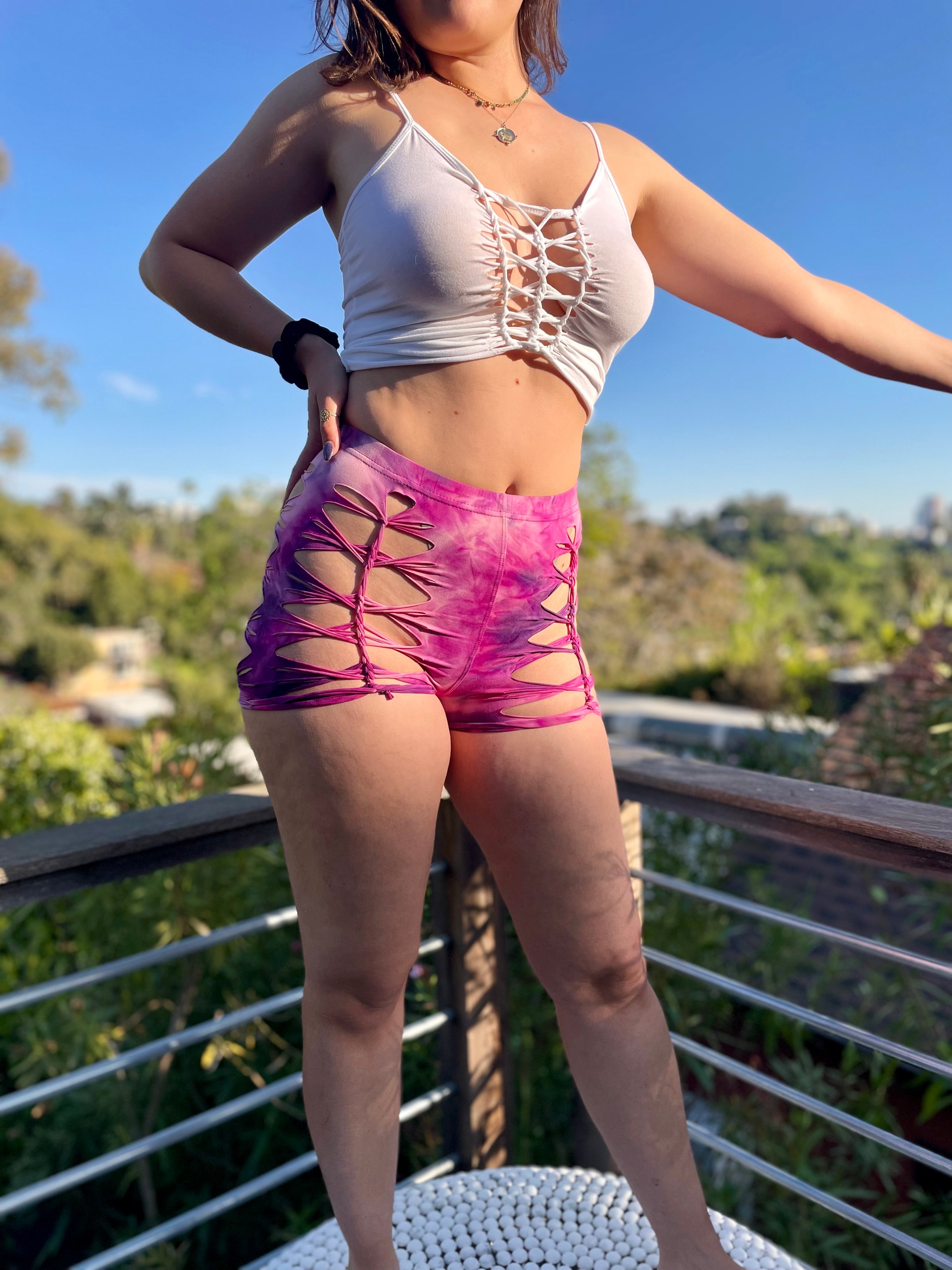 Cotton Kandi Tiedye Shorts