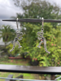 T-rex Skeleton Earrings