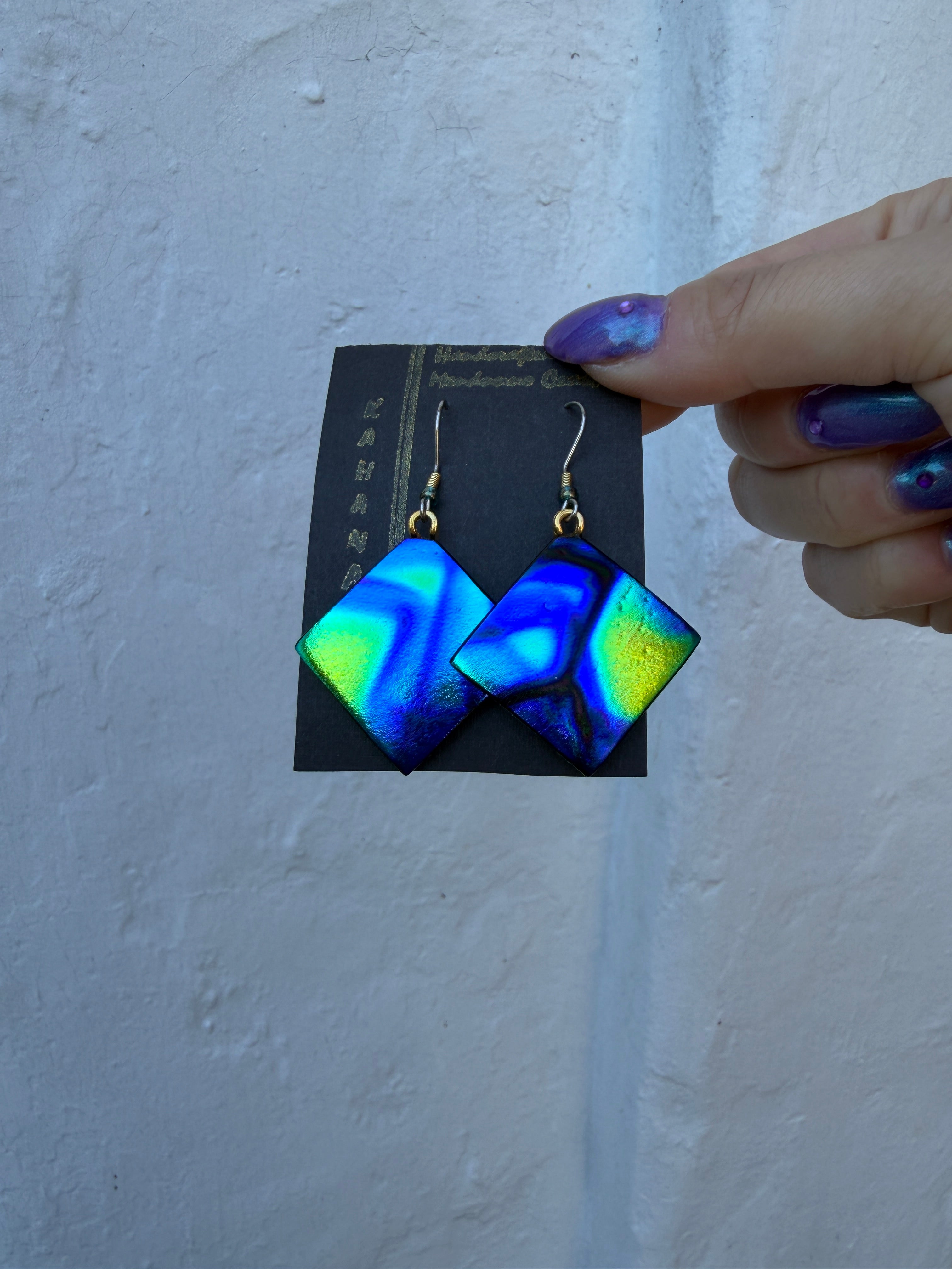 Ebony Rainy Window Earrings