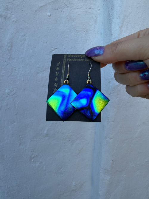 Ebony Rainy Window Earrings