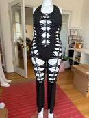 DISCOUNTED Onyx Jumpsuit size 2X, height for 5’3”