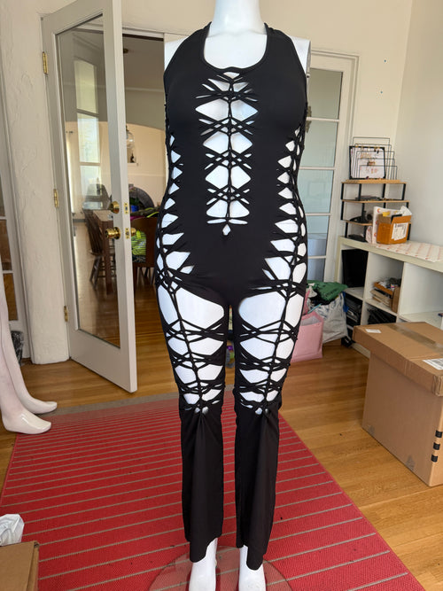 DISCOUNTED Onyx Jumpsuit size 2X, height for 5’3”