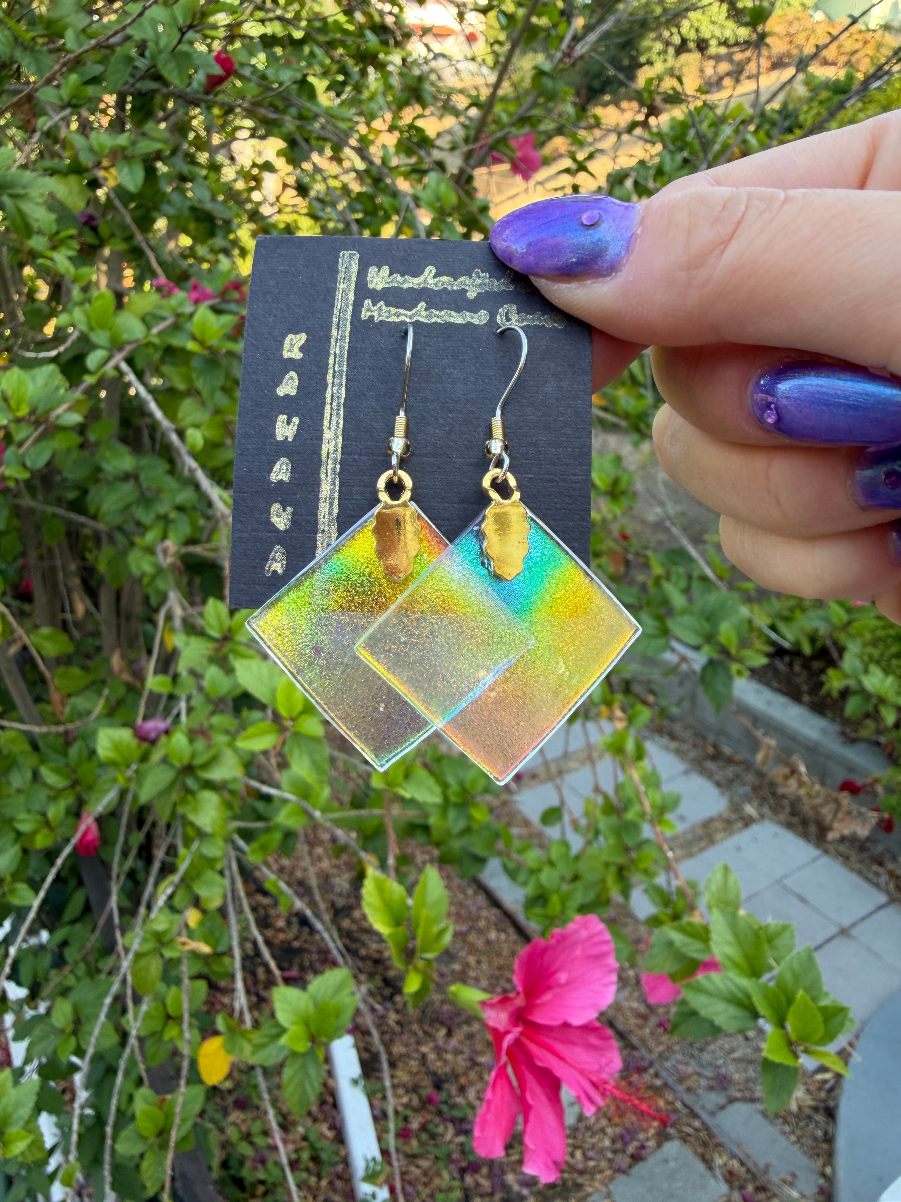 Rainy Window Earrings