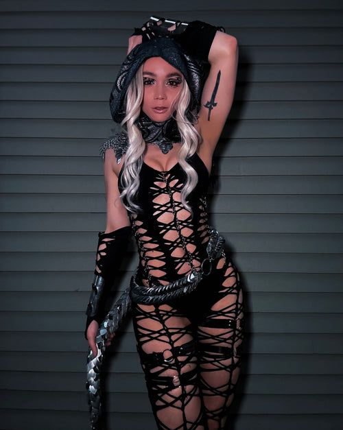 Onyx Catsuit (shrug sold separately)