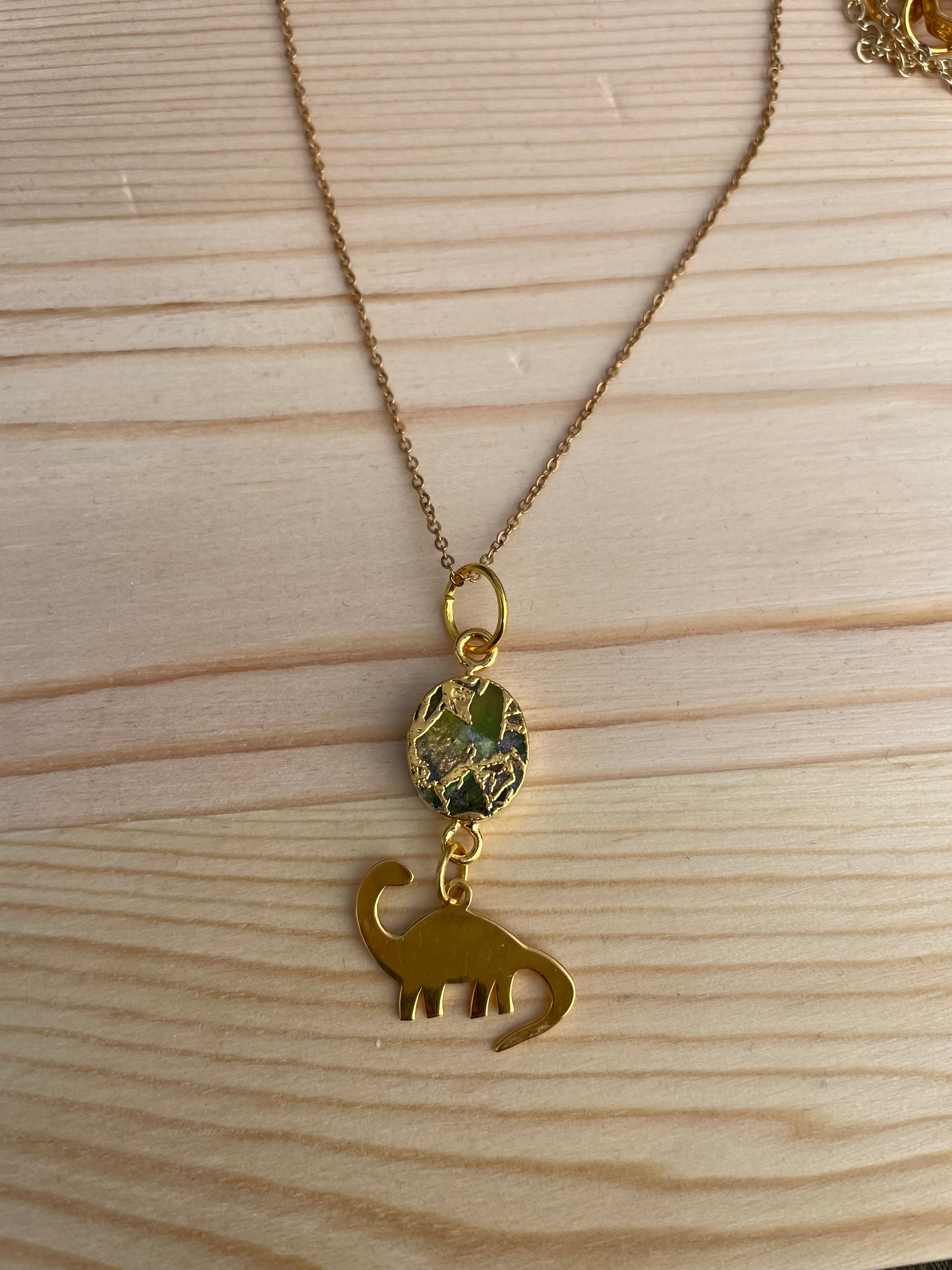Becky Dinosaur Pendant (2 colors available) – Crop It Like It's Hot