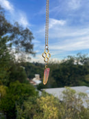 Honeycomb Sunset Crystal Pendant