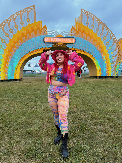 Ombre Rainbow Pride Leggings Set