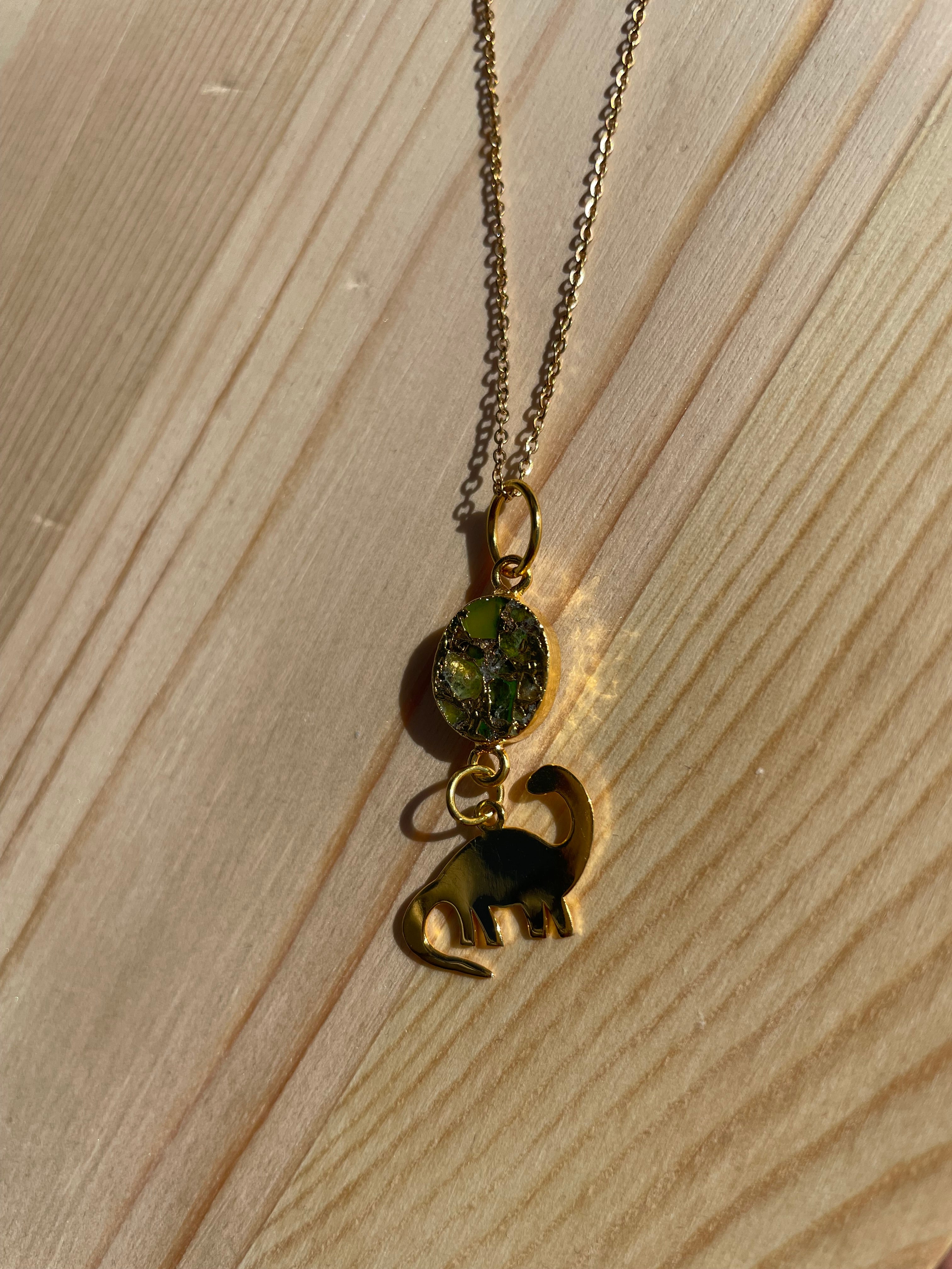 Becky Dinosaur Pendant (2 colors available)