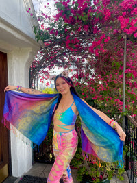 Ombre Rainbow Wrap+