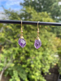 Amethyst Pendant & Earring set (mini)