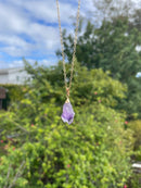 Amethyst Pendant & Earring set (mini)