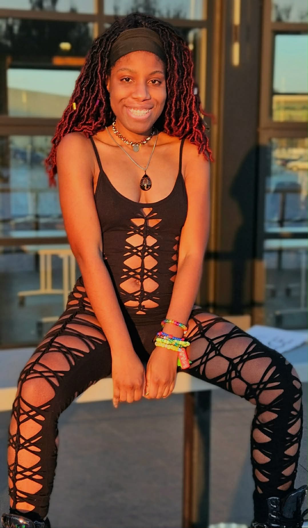 Onyx Catsuit (shrug sold separately)