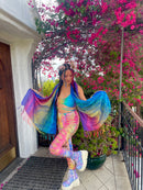 Ombre Rainbow Wrap+