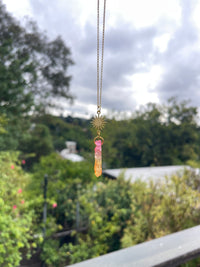 Sun & Sunset Crystal Pendant