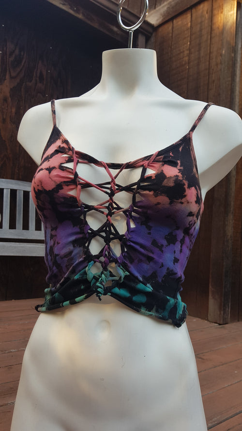 Ebony Mermaid Tiedye Croptop+
