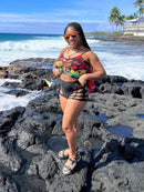 Ebony Rasta Tiedye Croptop