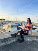 Ebony Rainbow Tiedye Hana Croptop+